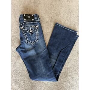 Miss Me Signature Boot Jeans 26 Embroidered